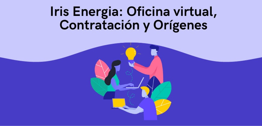 Iris Energia: Oficina virtual, Contratación y Orígenes